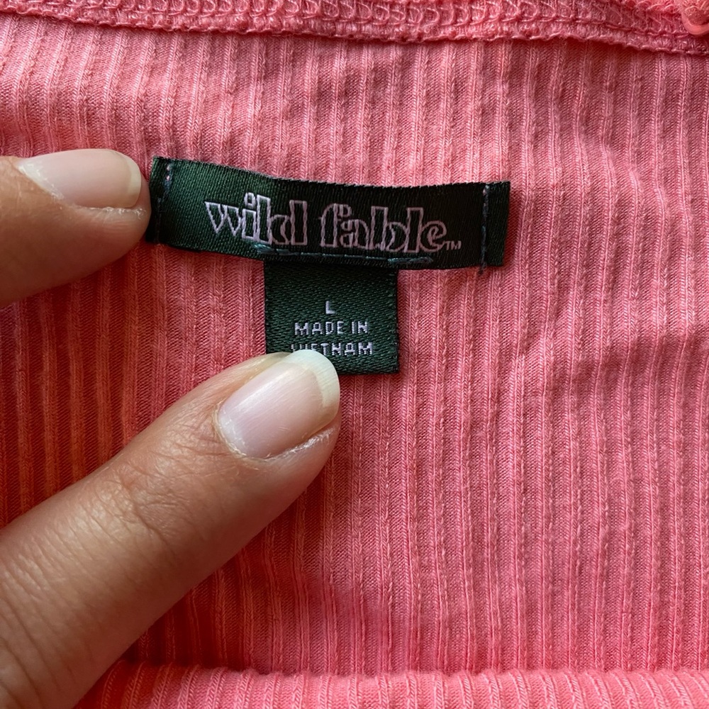 Wild Fable Pink Bodysuit Top for Women Size Large - Picture 4 of 5